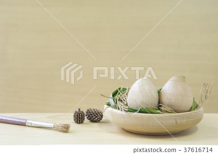 復活節 彩蛋 木頭 木製品 雞蛋 37616714