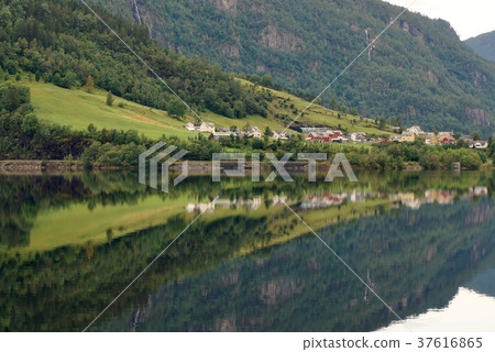 Norway Granvin Glacier Lake Norway Granvin Glacier Lake 37616865