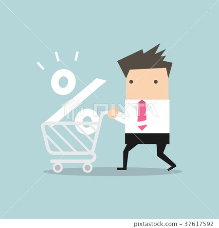 Interest Rate Shopping, Businessman shopping 37617592