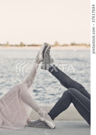 Loving couple on a date Loving couple on a date 37617684