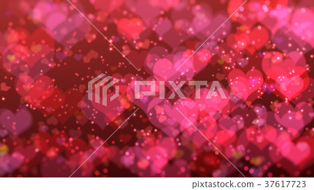 Valentine's day, Hearts fly valentine blur, Red Valentine's day, Hearts fly valentine blur, Red 37617723