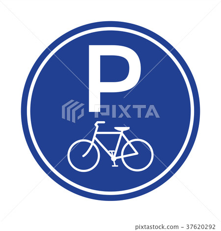 Park area sign for bicycles Park area sign for bicycles 37620292