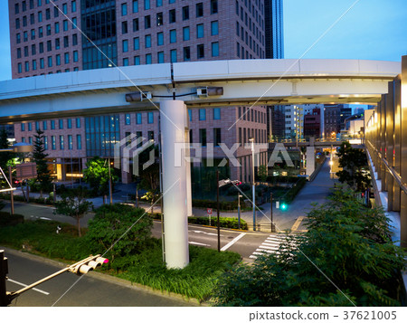 Shiodome night view 37621005