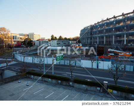 新國家體育場正在建設中 新國家體育場正在建設中 37621294