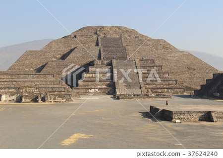 特奧蒂瓦坎的月亮世界遺產墨西哥金字塔 特奧蒂瓦坎的月亮世界遺產墨西哥金字塔 37624240