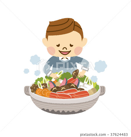 Men enjoying a pot 37624483