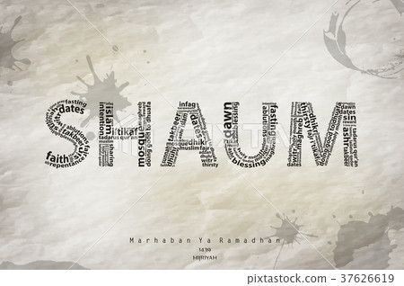 Shaum typography background 37626619