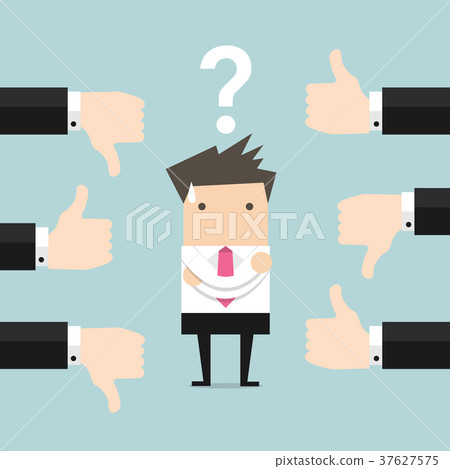Businessman get feedback from other people Businessman get feedback from other people 37627575
