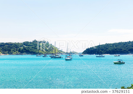 Nai Harn bay beach Rawai area Phuket island Nai Harn bay beach Rawai area Phuket island 37629151