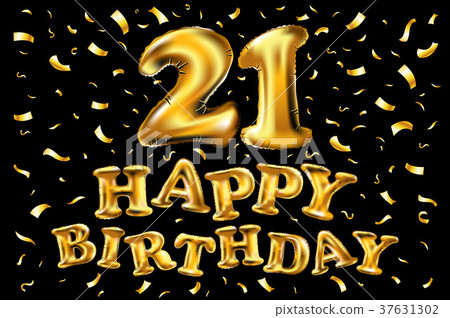 21th Happy birthday anniversary greeting card 21th Happy birthday anniversary greeting card 37631302