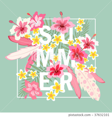 summer greeting card 37632101