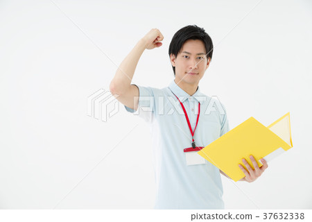 Male staff of polo shirt Male staff of polo shirt 37632338