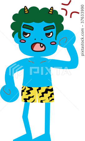 Blue demon get angry 37633990