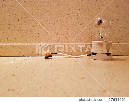 Light bulb in retro holder Light bulb in retro holder 37635661