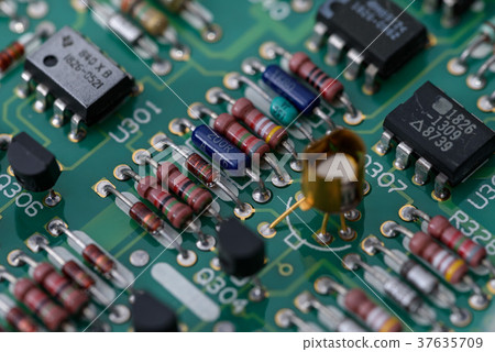 Analog electronic circuit board Analog electronic circuit board 37635709