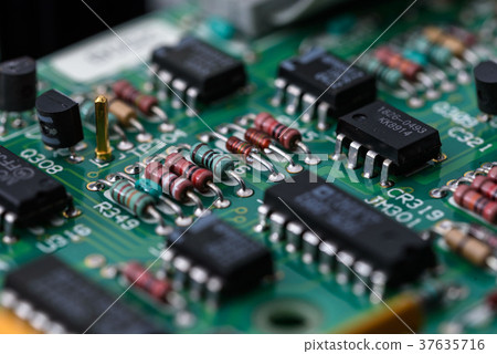 Analog electronic circuit board Analog electronic circuit board 37635716