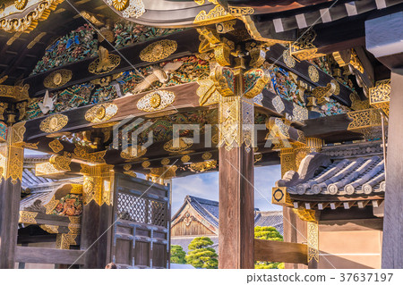 Landscape of Japan Kyoto Nijo Castle Ninomaru Goten Karamon Landscape of Japan Kyoto Nijo Castle Ninomaru Goten Karamon 37637197