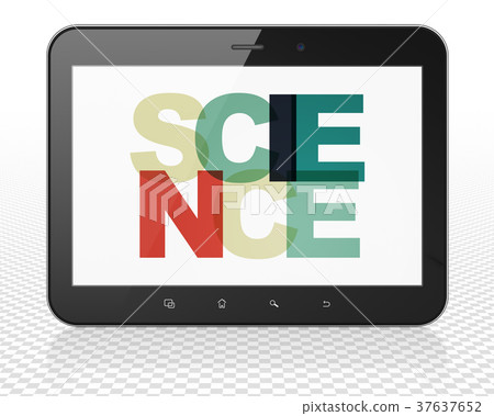 Science concept: Tablet Pc Computer with Science Science concept: Tablet Pc Computer with Science 37637652