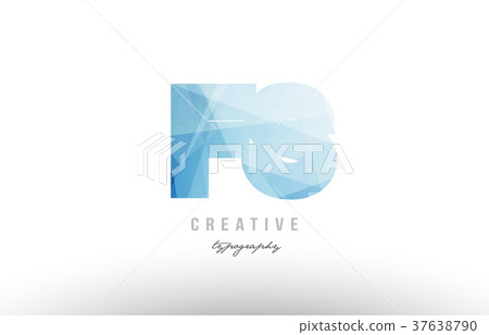 polygonal alphabet letter logo icon combination 37638790