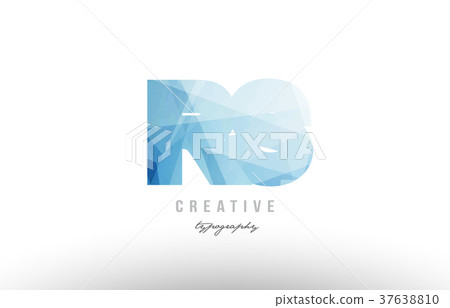 polygonal alphabet letter logo icon combination - Stock Illustration ...