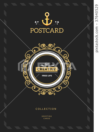 Monogram creative cards 37640529