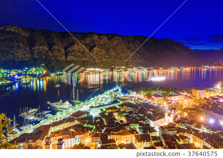 Night view of Kotor Night view of Kotor 37640575