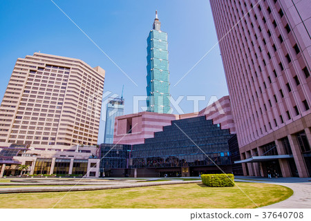 World Trader Center and 101 building in Taipei World Trader Center and 101 building in Taipei 37640708
