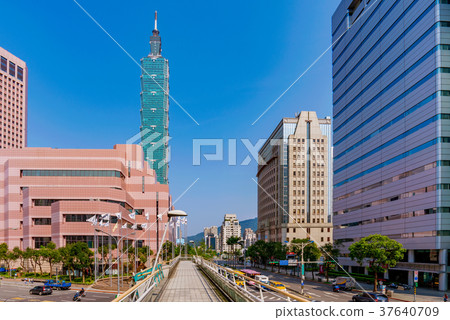 Taipei Xinyi financial district Taipei Xinyi financial district 37640709