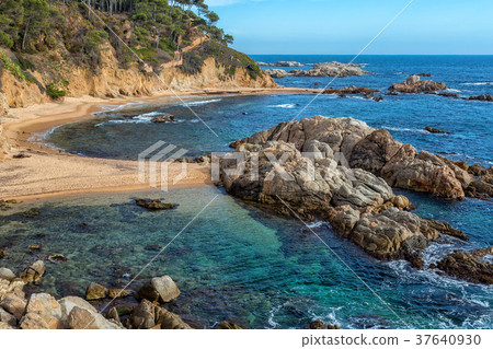 Nice detail from Costa Brava coastal in Spain 37640930