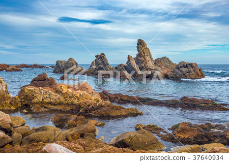 Nice detail from Costa Brava coastal in Spain 37640934