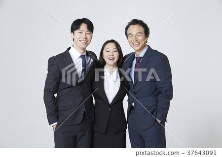 Businessman, Business Woman, Korean 37643091