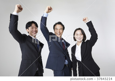 Businessman, Business Woman, Korean 37643214