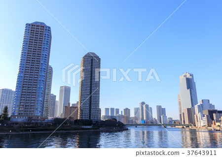 城市風景月島的高層公寓小組 37643911