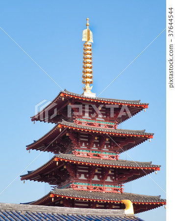 Five Storied Pagoda at Shitennoji Temple 37644544