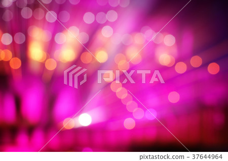 abstract multi-colored light on stage background 37644964