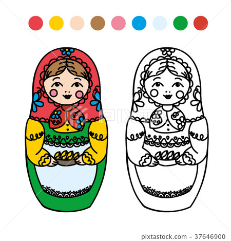 Russian dolls - matryoshka Russian dolls - matryoshka 37646900