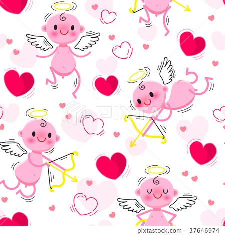 Wedding and Valentines Day day seamless texture 37646974