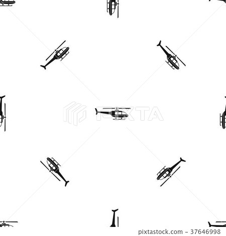 Military helicopter pattern seamless black Military helicopter pattern seamless black 37646998