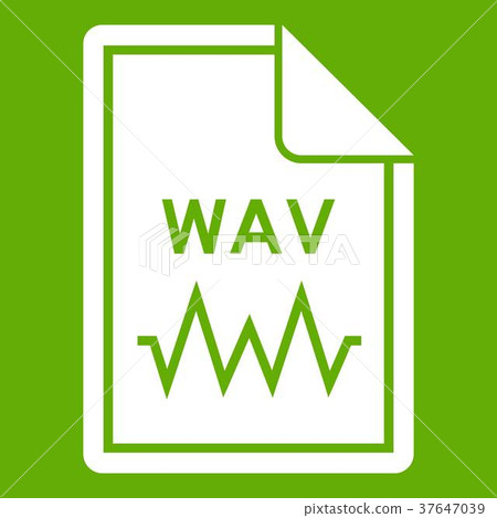 File WAV icon green File WAV icon green 37647039