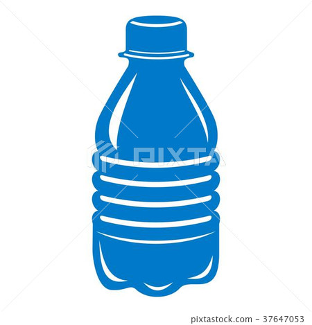 Water bottle icon, simple style 37647053
