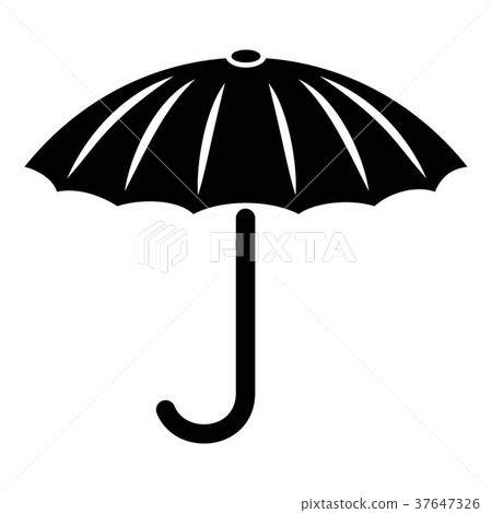 Protection umbrella icon, simple style Protection umbrella icon, simple style 37647326