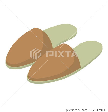 Slippers icon, isometric 3d style 37647911
