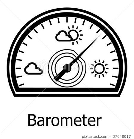 Barometer icon, simple style - Stock Illustration [37648017] - PIXTA