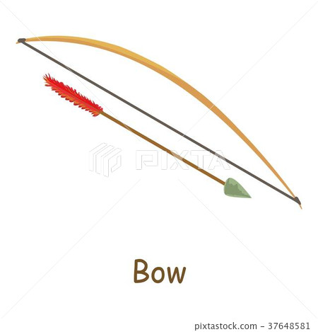 Bow icon, isometric 3d style Bow icon, isometric 3d style 37648581