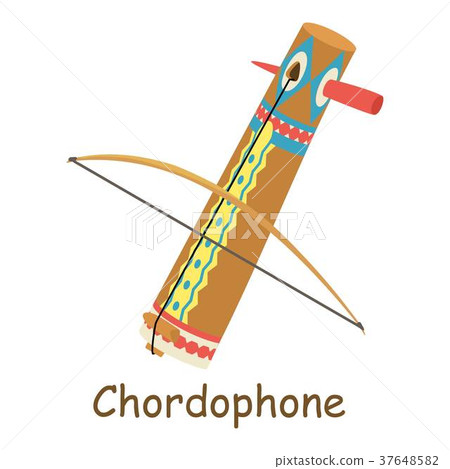 Chordophone icon, isometric 3d style Chordophone icon, isometric 3d style 37648582
