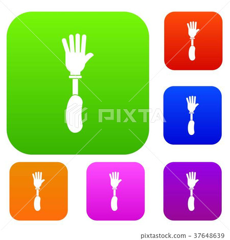 Prosthesis hand set color collection 37648639