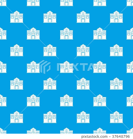 School pattern seamless blue 37648796