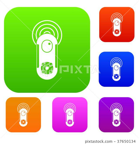 Game joystick set color collection 37650134