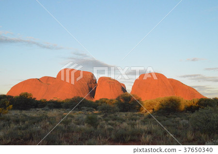 在Kata Tjuta的日落 37650340
