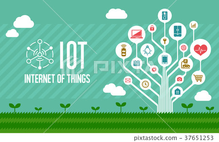 IoT (Internet of things) / Internet image illustration of things (tree) 37651253